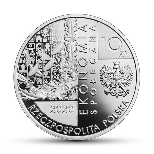 10 złotych 2020 - Wielcy polscy ekonomiści - Stanisław Grabski