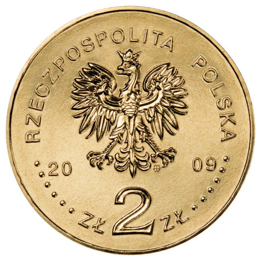 2 złote 2009  - 65. rocznica likwidacji getta w Łodzi