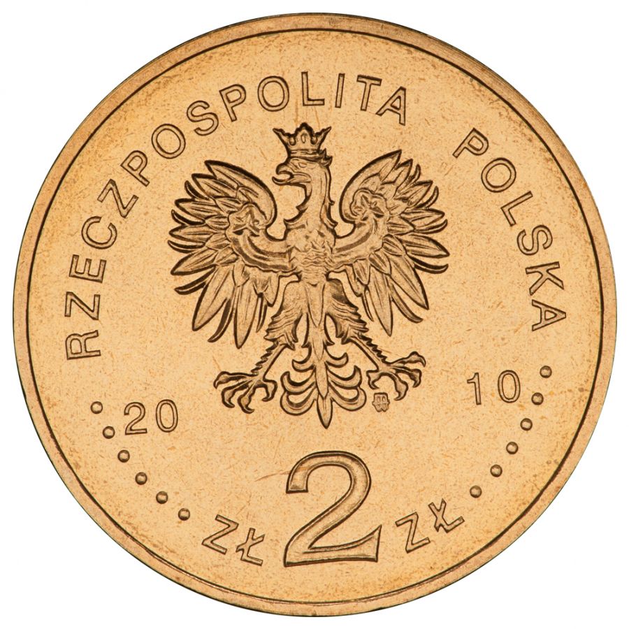 2 złote 2010 - 65. rocznica oswobodzenia KL Auschwitz-Birkenau