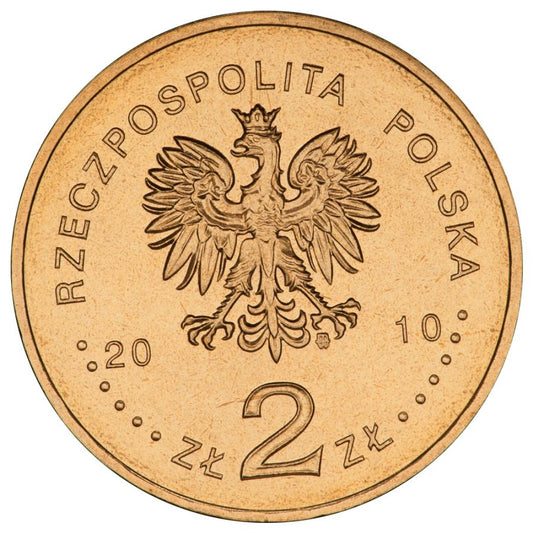 2 złote 2010 - 65. rocznica oswobodzenia KL Auschwitz-Birkenau
