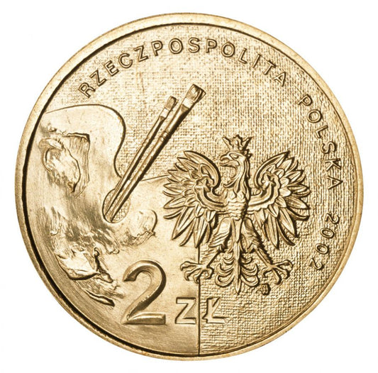 2 złote 2002 - Polscy malarze XIX/XX wieku - Jan Matejko