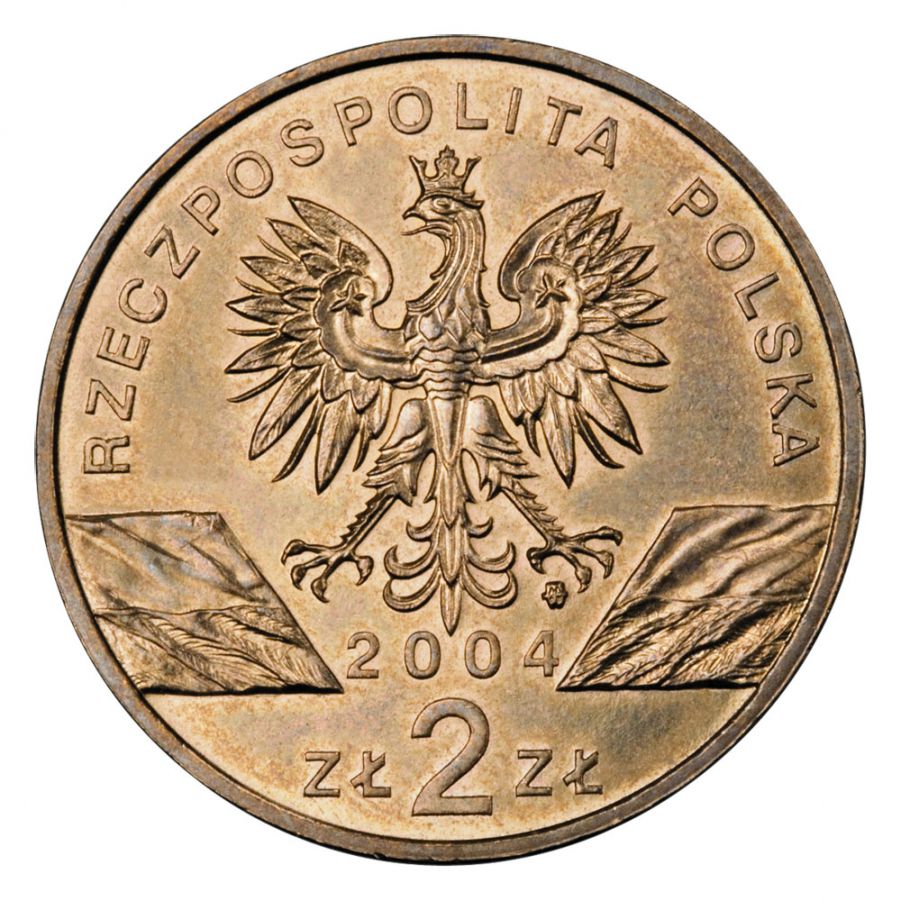 2 złote 2004 - Zwierzęta świata - Morświn